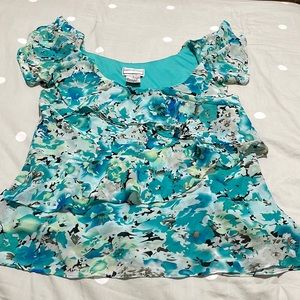 Flowered blouse Size 10
